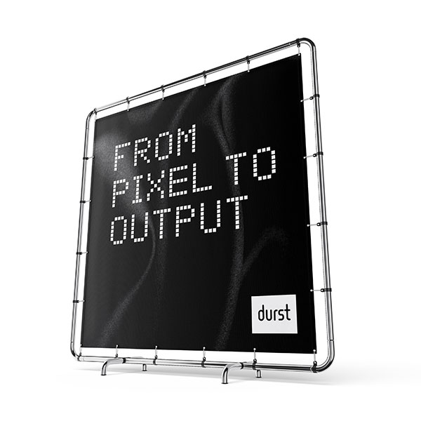 Bannière en maille - tailles fixes