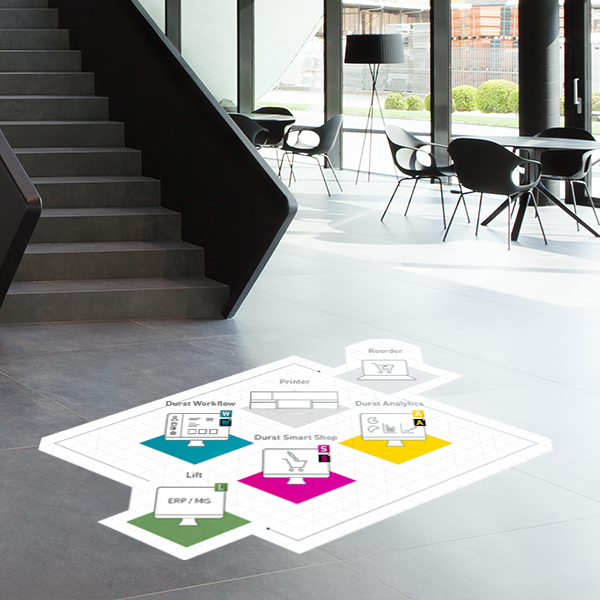 Sticker de sol - forme libre